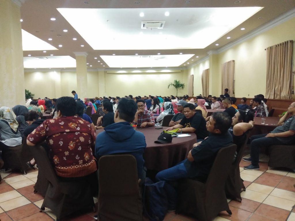 Sambutan kepada para peserta Persamuhan